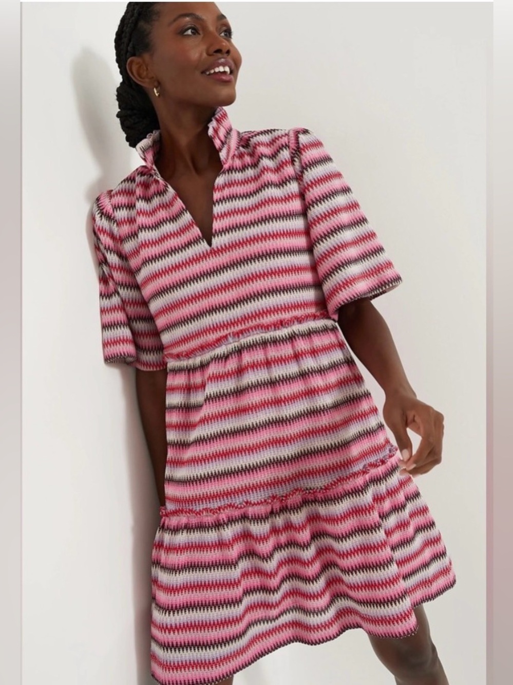 Tuckernuck Crawford Zigzag Chevron Knit Dress Size Medium
